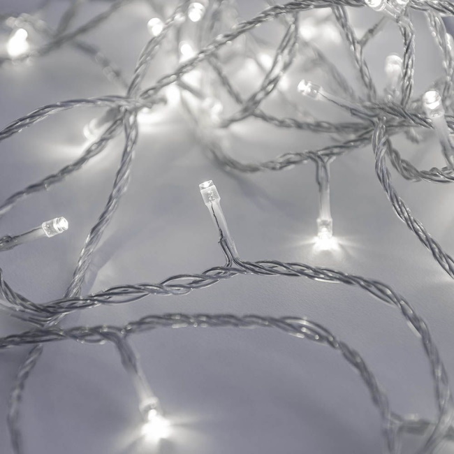 DekorTrend LED svetleći niz Crystaline 100 kom hladno bela KAT 102-1